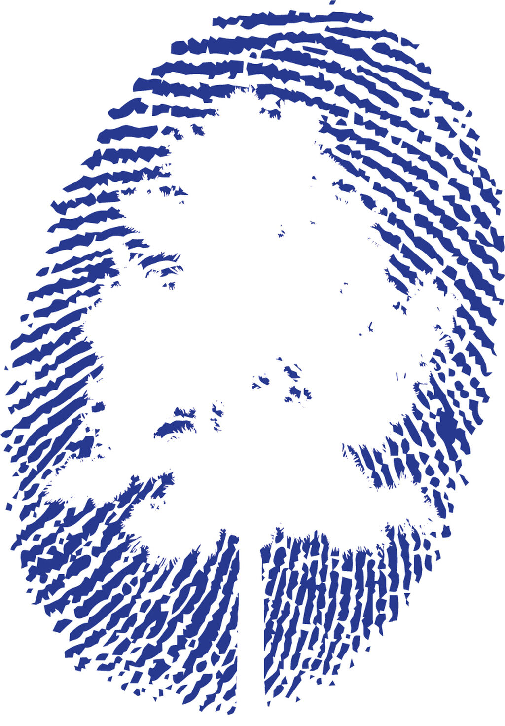 Finger print Blue