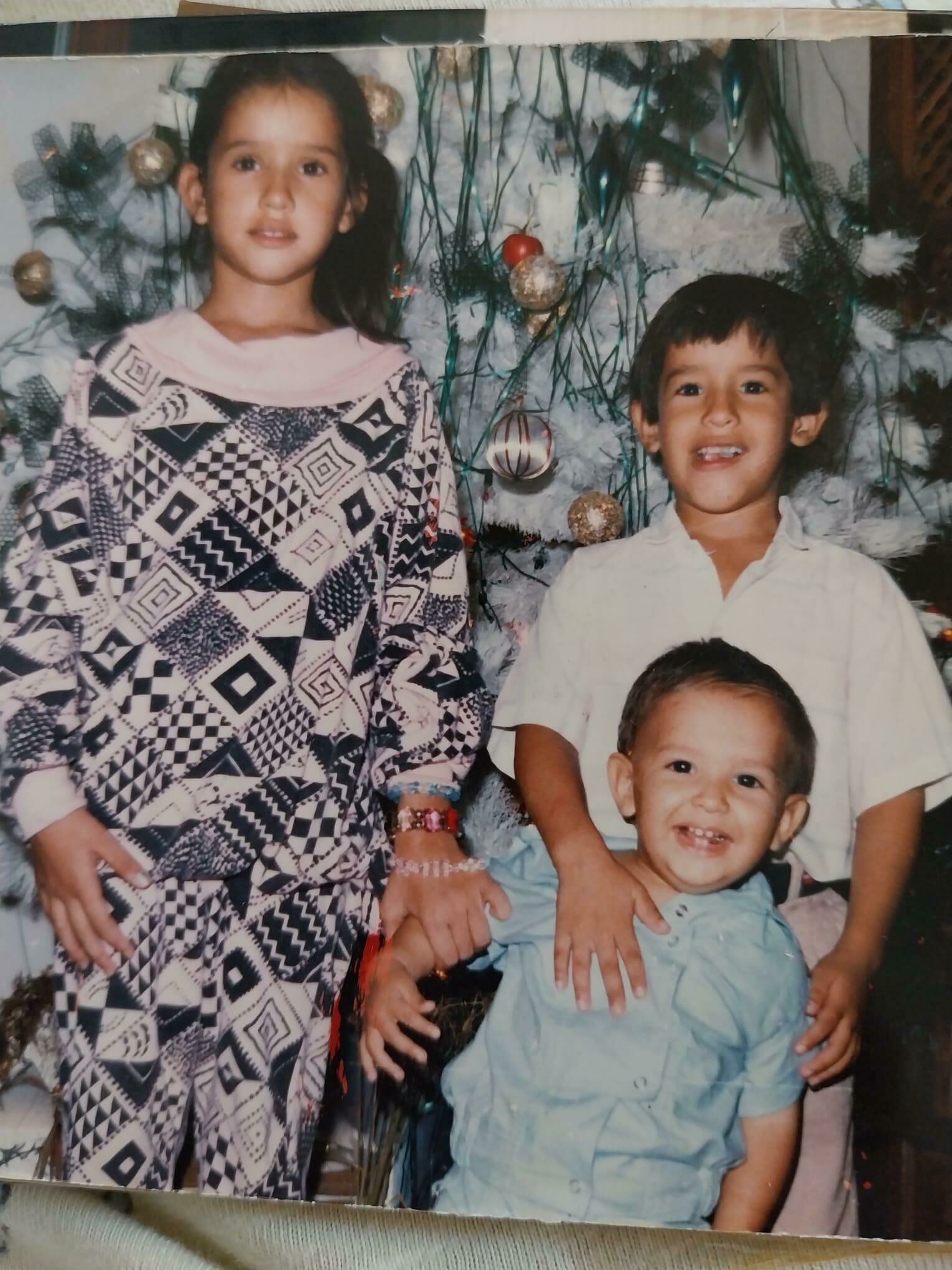 Tiany Kiriloff celebrating christmas with her family in Venezuela